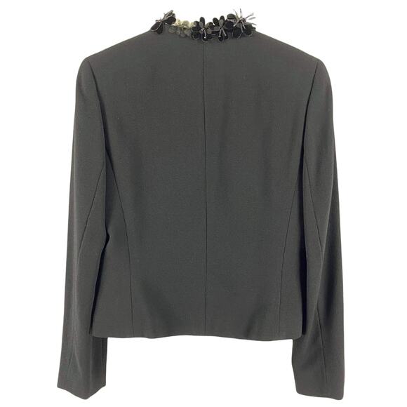 ESCADA 100% Wool Black Jacket Flowy Skirt Coordinates Suit Separates Set - Picture 7 of 10